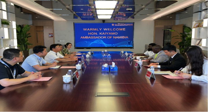 纳米比亚驻华大使到访大满贯PG资源集团总部
