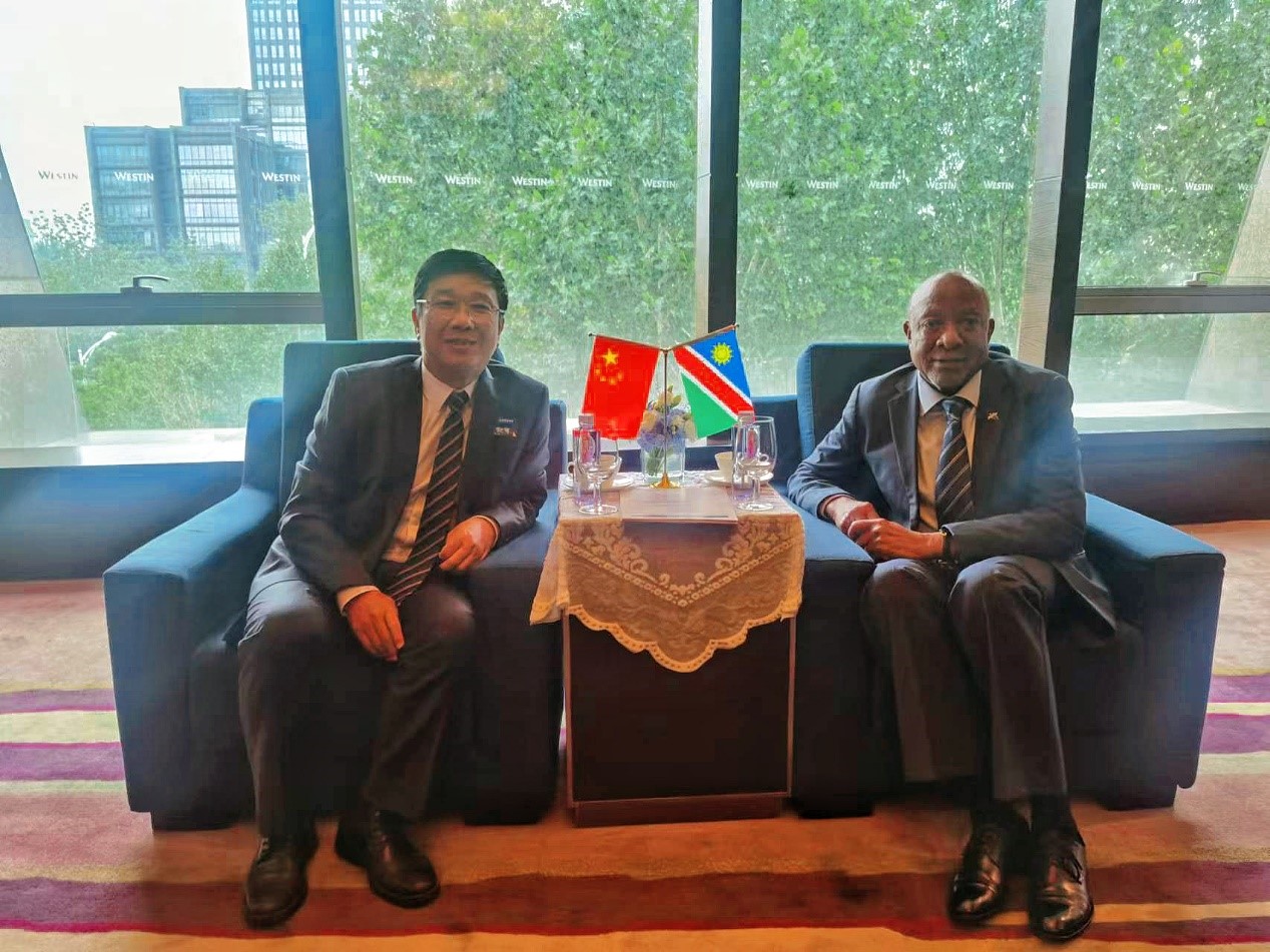 中非合作论坛期间大满贯PG资源 董事长王平卫拜会三国总统